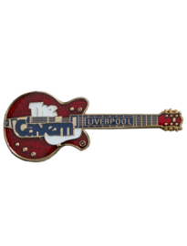 Cavern Club Gretsch guitar shaped pin badge.