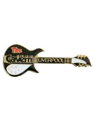 Cavern Club Rickenbacker guitar shaped pin badge