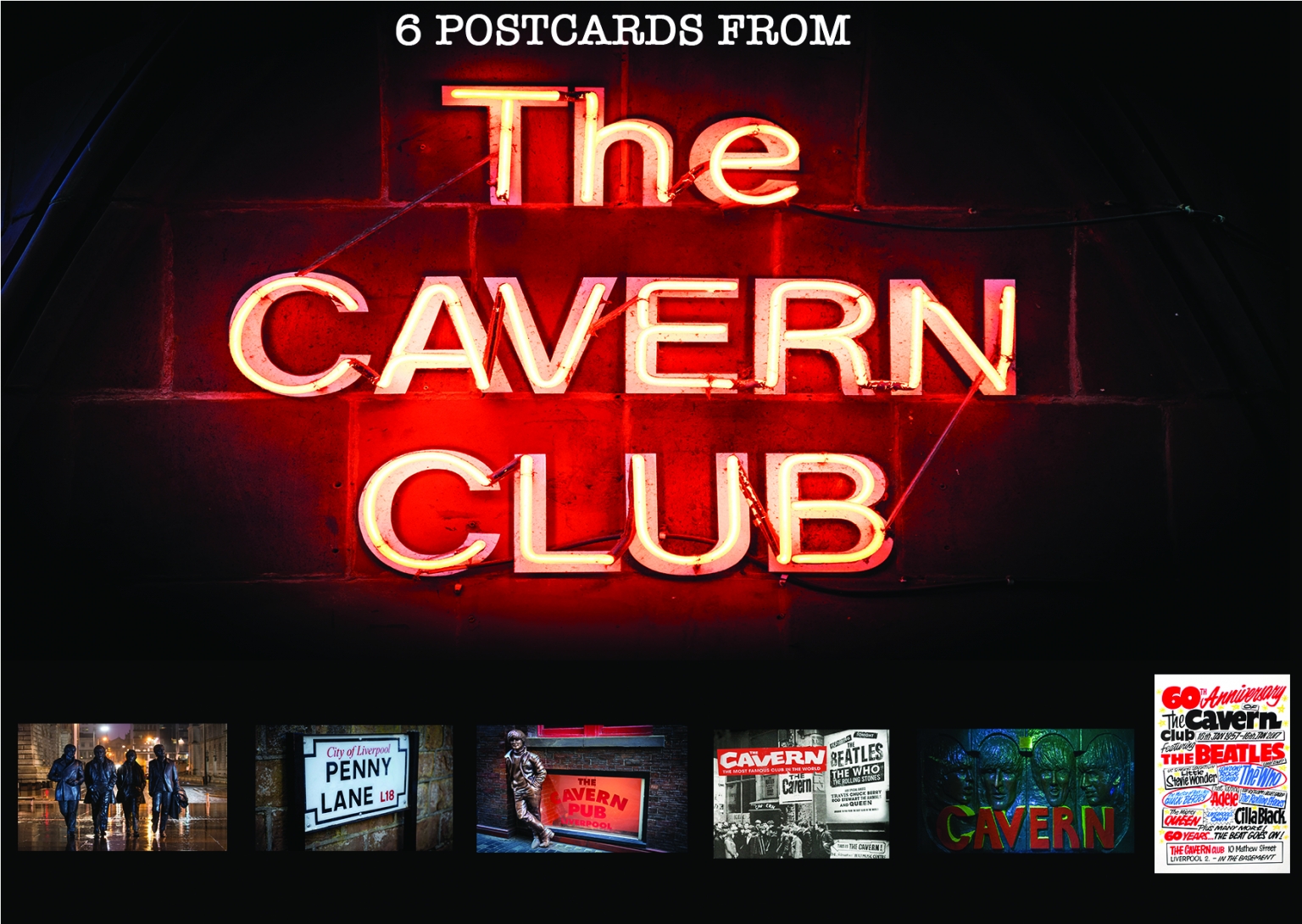 Cavern Club 6 Postcard Pack Cavern Club