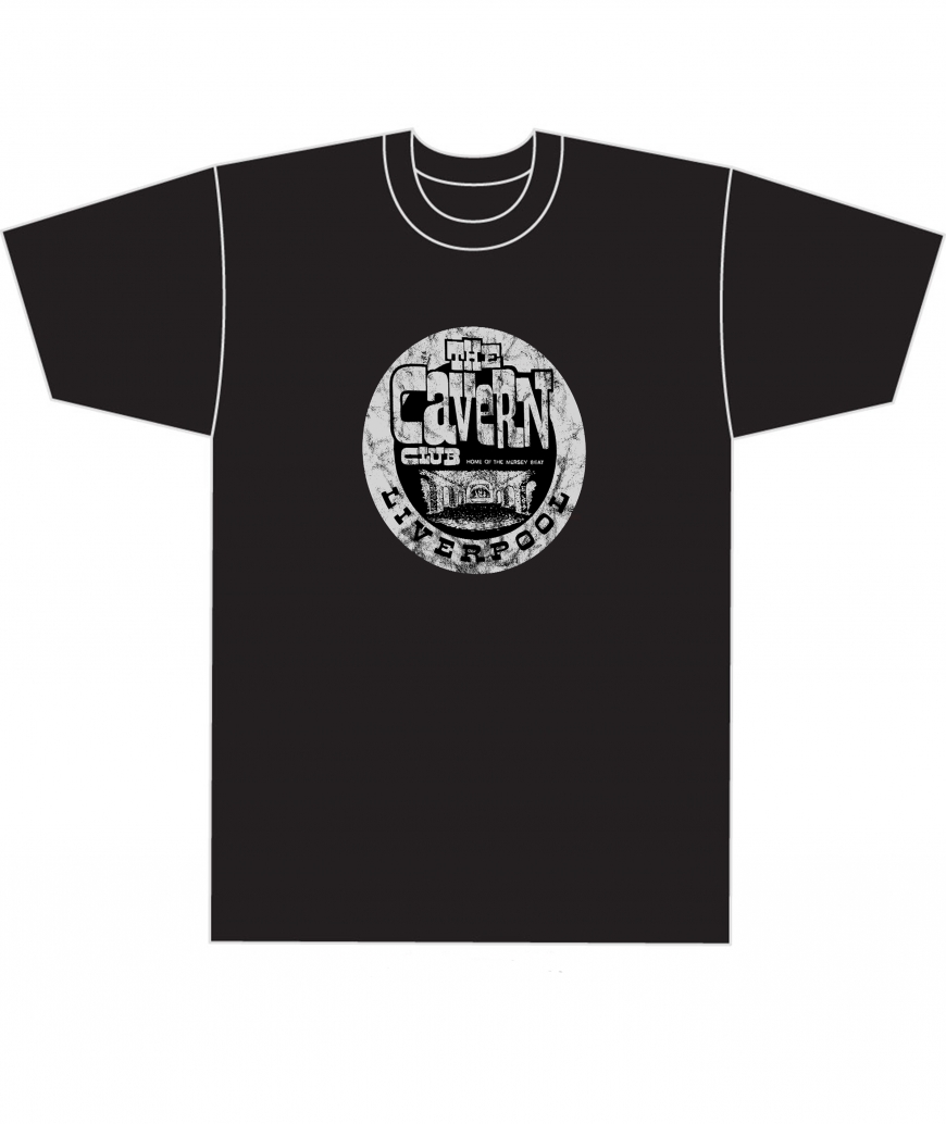 T-shirt Vintage Lucky Brand, Cavern Club Liverpool, Taille L, Noir, Coton, Manches Courtes (occasion)