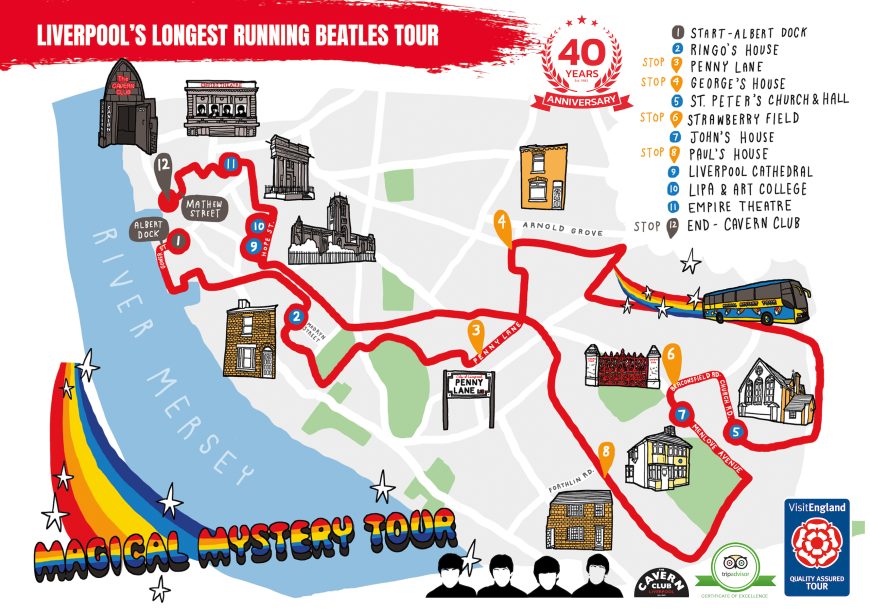 magical mystery tour bus route