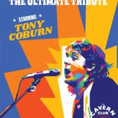 Tony Coburn as Paul McCartney performing with Pure McCartney at the Cavern Club Live Lounge, Liverpool