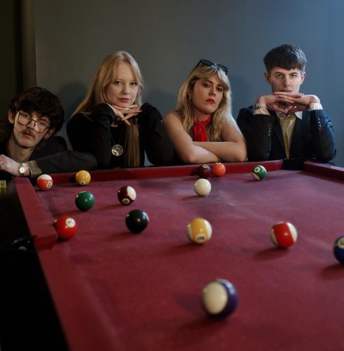 WineMom performing live at The Cavern Club – Dublin indie-rock band fronted by Rosanna, showcasing ‘nostalgia rock’.
