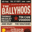 Poster for CHICS charity night at the Cavern Club Liverpool on 11th September 2025 featuring The Ballyhoos and other live bands.