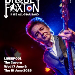 Bruce Foxton performing live with his all-star band at The Cavern Club, Liverpool