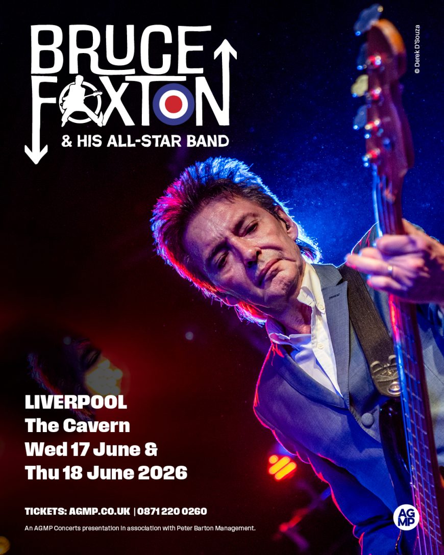 Bruce Foxton performing live with his all-star band at The Cavern Club, Liverpool