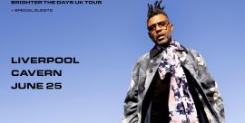 Omar Lyefook MBE Brighter The Days UK Tour live at The Cavern Club Liverpool June 25 2026