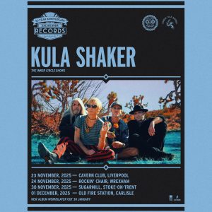Kula Shaker performing live – promotional image for Inner Circle Tour at The Cavern Club Liverpool