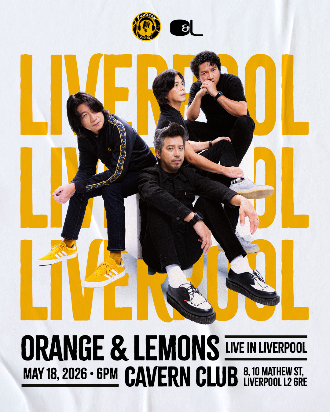 Orange & Lemons – Live at the Cavern Club, Liverpool - Cavern Club