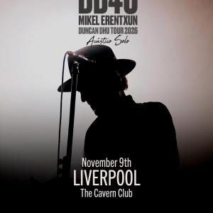 Mikel Erentxun performing live on the DD40 Duncan Dhu tour at the Cavern Club Liverpool