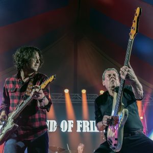Band of Friends performing live at The Cavern Club Liverpool featuring Gerry McAvoy and Davy Knowles playing blues rock on stage