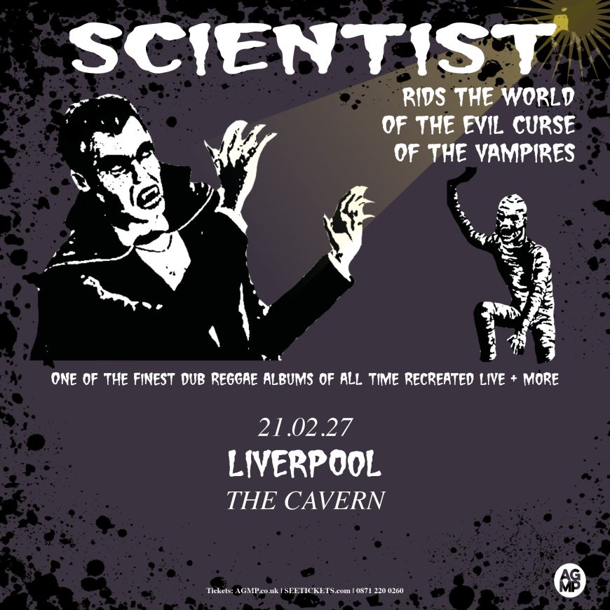 Scientist performing Scientist Rids The World Of The Evil Curse Of The Vampires live at The Cavern Club