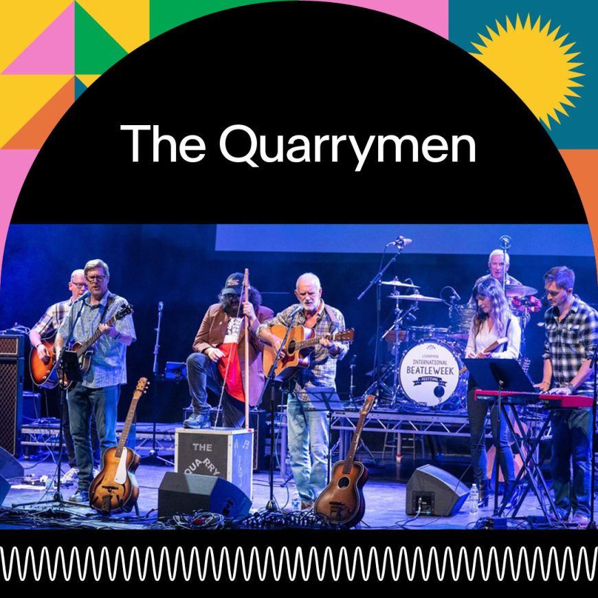The Quarrymen performing live